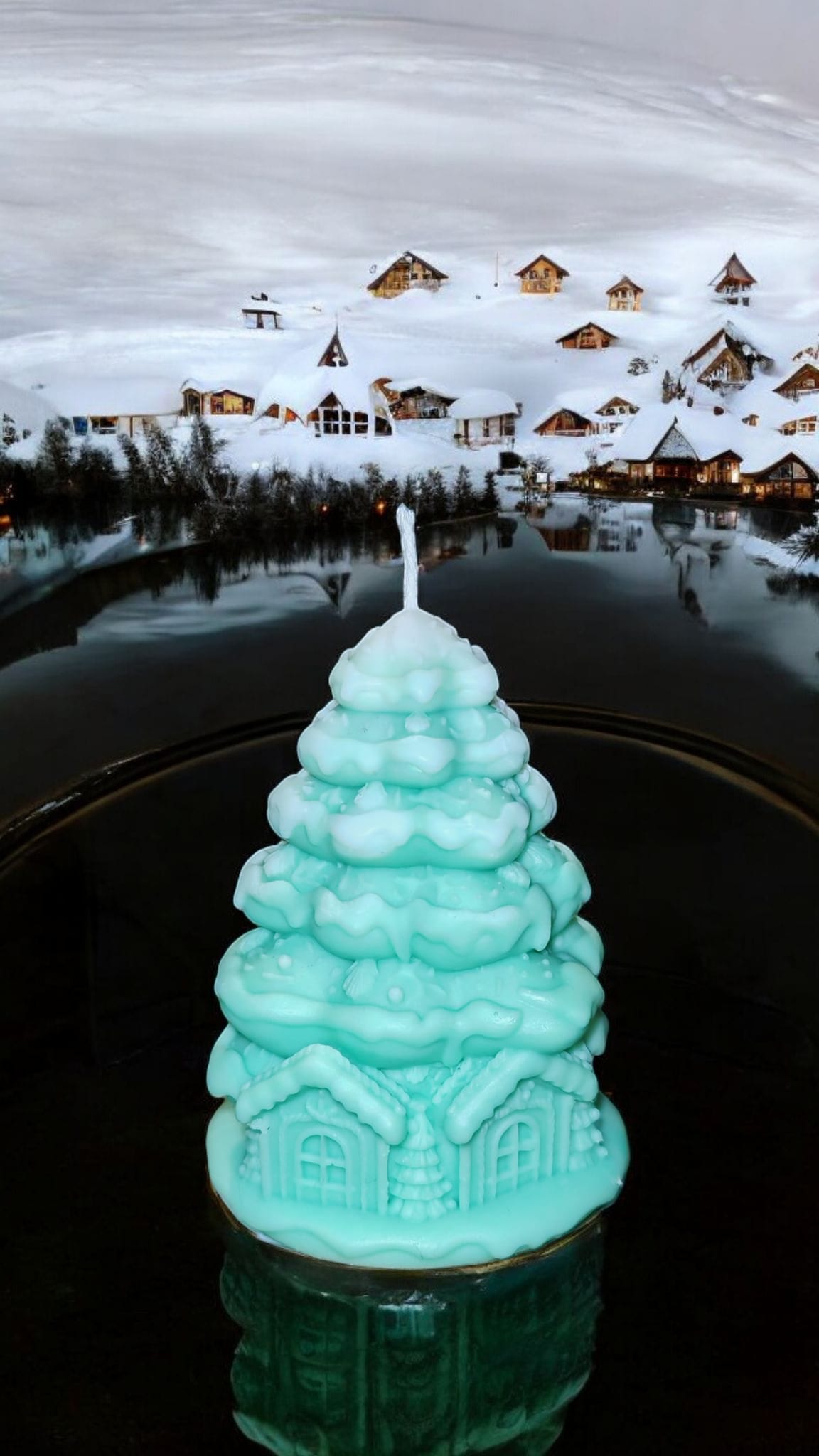 Village sous le sapin